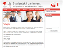 Tablet Screenshot of parlament.gymzn.cz